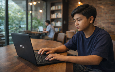 Belajar Komputer di Cafe? Metode Unik LKP Go Smart yang Bikin Siswa Makin Fokus